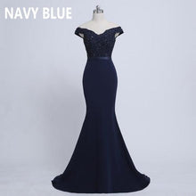 Load image into Gallery viewer, Robe De Soiree Mermaid Burgundry Long Evening Dress Party